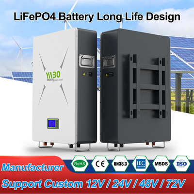 10kwh 51.2v 200ah Lifepo4 بطارية ليثيوم نظام تخزين الطاقة الشمسية دورة عميقة لتقوم بها بنفسك