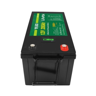 24V 36V 48V 12V Lifepo4 بطارية 12v 200ah يخت تخزين الطاقة الشمسية UPS