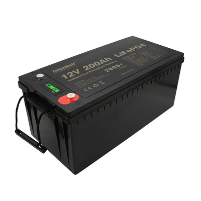 lifepo4 12v 200ah بطارية ليثيوم فوسفات الحديد حزمة للطاقة الشمسية UPS