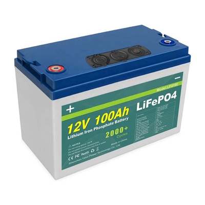 100ah Lifepo4 12 فولت حزم البطارية الشمسية Bms قوارب UPS عربات الجولف