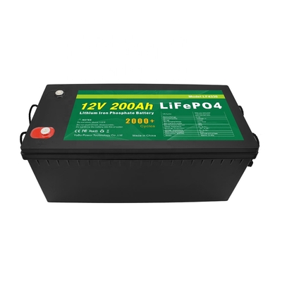 RV BMS 100ah 12V بطارية ليثيوم Lifepo4 دورة عميقة 2000 مرة