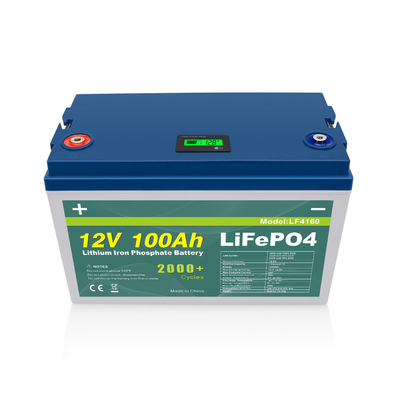 منتجات بيع المصنع حسب الطلب رخيصة بطارية ليثيوم أيون Lifepo4 100ah 12v