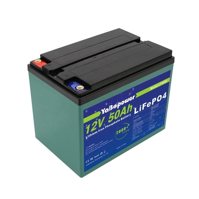 12v 50ah Lifepo4 بطارية قابلة للشحن 2000 دورة عميقة