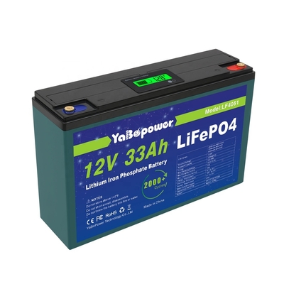 33Ah 12V Lifepo4 بطارية ليثيوم فوسفات الحديد بطارية 32700