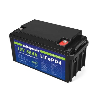 Lifepo4 12 فولت 66 أمبير 50 ​​أمبير 12 فولت بطارية ليثيوم فوسفات الحديد