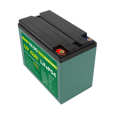 Rv دورة عميقة Lifepo4 بطارية 12V 42Ah 2000 دورة