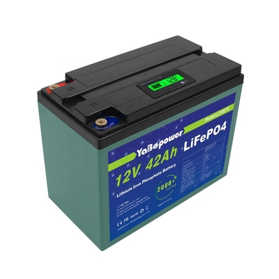 قابلة للشحن ليثيوم فوسفات الحديد Lifepo4 12v 45Ah للسيارة الكهربائية