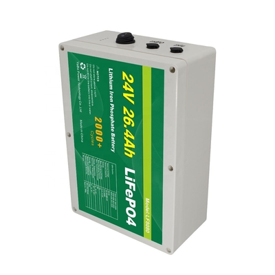 26.4Ah 24V Lifepo4 بطارية بحرية أطول خدمة الحياة