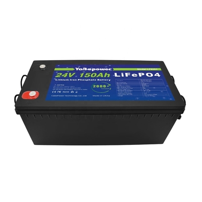 Bms 24v Lifepo4 البطارية المصنعة سعة كبيرة 2000 دورة