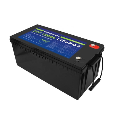 Bms 24v Lifepo4 البطارية المصنعة سعة كبيرة 2000 دورة