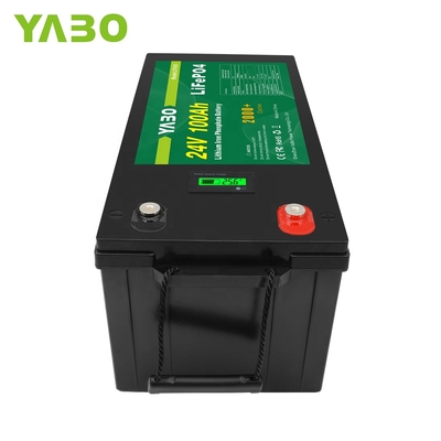 24v 100ah بطارية ليثيوم Lifepo4 سلامة بطارية 120Ah 150Ah 180Ah