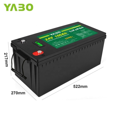 24v 100ah بطارية ليثيوم Lifepo4 سلامة بطارية 120Ah 150Ah 180Ah