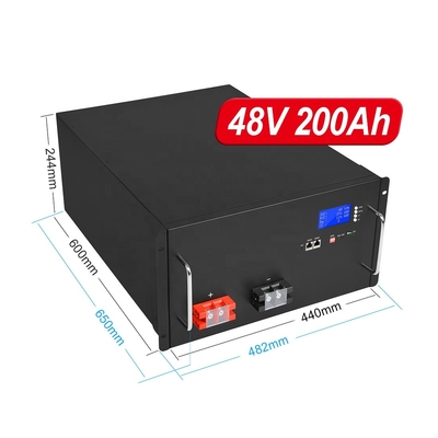 48V 200Ah Lifepo4 بطارية منزلية قابلة لإعادة الشحن من فوسفات الليثيوم