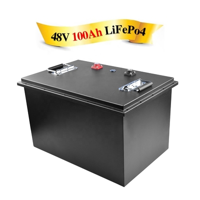 دورة عميقة IP65 للماء Lifepo4 صندوق بطارية 3.2v 100ah 16S1P 48V