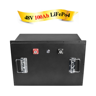 حزمة بطارية 48v 100ah Lifepo4 لمركبات السيارات الكهربائية Bms Li Ion