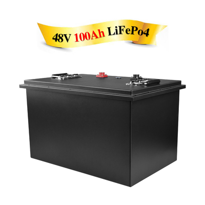 حزمة بطارية 48v 100ah Lifepo4 لمركبات السيارات الكهربائية Bms Li Ion