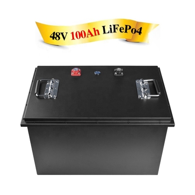 48v 51.2V 100AH ​​ماء Lifepo4 بطارية دراجة كهربائية ليثيوم أيون الشمسية