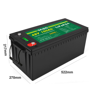 51.2v 100ah 48v Lifepo4 بطارية بنك طاقة شمسية عالية السعة مقاومة للماء