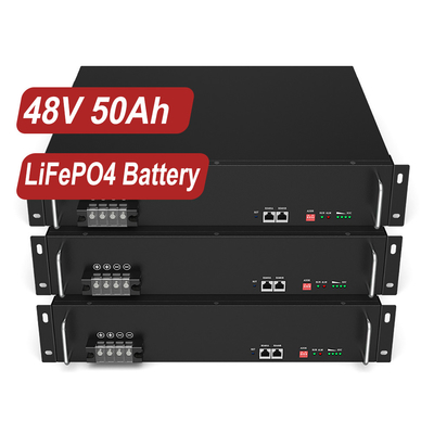 بطارية ليثيوم أيون عالية الطاقة 48V 50Ah 100Ah LiFePO4 لأنظمة تخزين الطاقة الشمسية